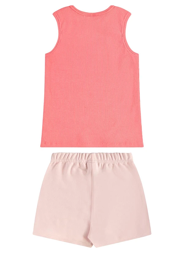 Guloseima - Conjunto com Regata e Short-Saia Rosa 2