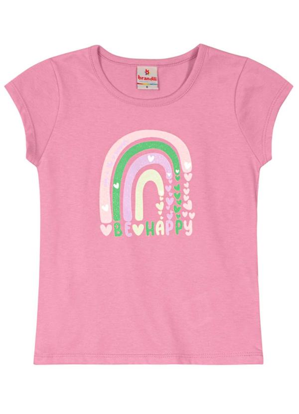 Brandili - Conjunto com Short Saia Menina Rosa 4