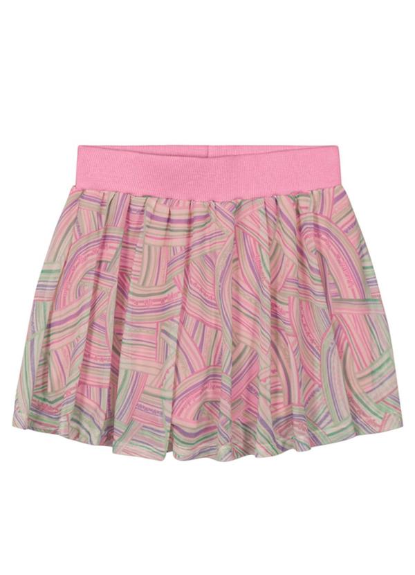 Brandili - Conjunto com Short Saia Menina Rosa 5