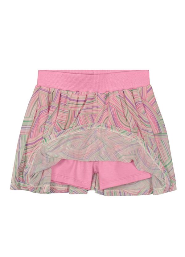 Brandili - Conjunto com Short Saia Menina Rosa 6