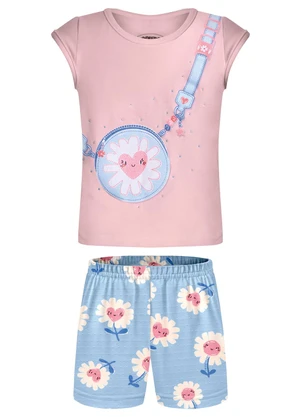 Alakazoo - Conjunto com Shorts e Blusa de Azul - ALAKAZOO