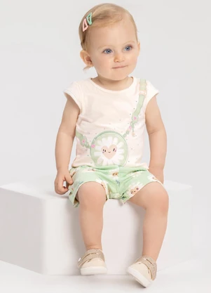 Alakazoo - Conjunto com Shorts e Blusa de Verde - ALAKAZOO