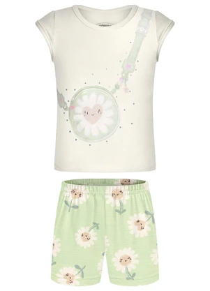 Alakazoo - Conjunto com Shorts e Blusa de Verde - ALAKAZOO