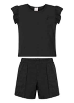 Alakazoo - Conjunto com Shorts e Blusa Preto - ALAKAZOO
