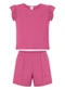 Alakazoo - Conjunto com Shorts e Blusa Preto - variação: Rosa