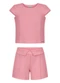 Alakazoo - Conjunto com Shorts e Blusa Branco - variação: Rosa