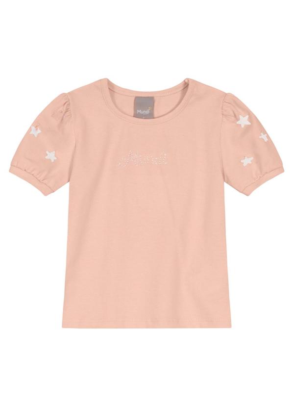 Brandili Mundi - Conjunto com Shorts Saia Infantil Menina Rosa 4