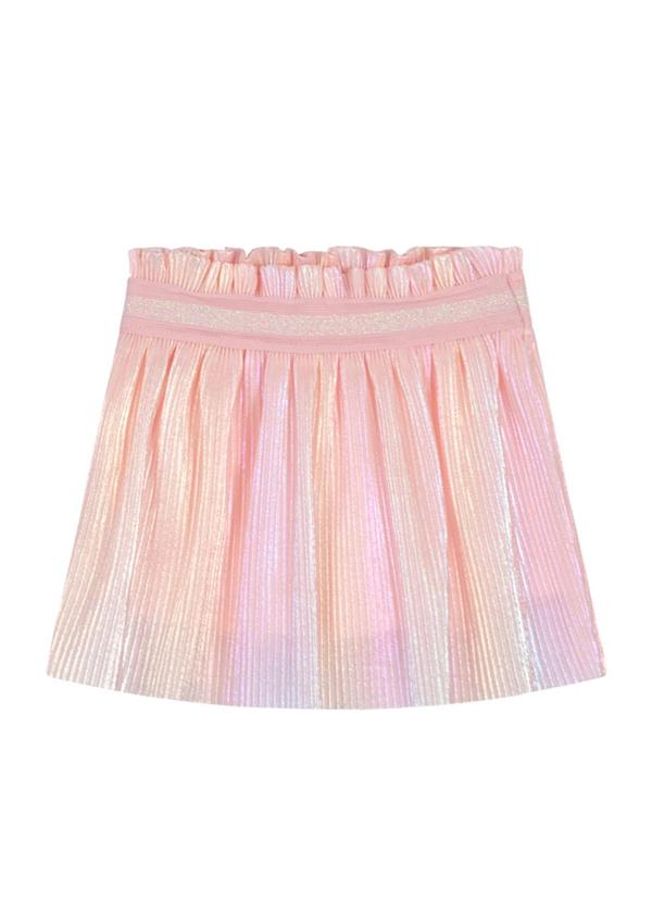 Brandili Mundi - Conjunto com Shorts Saia Infantil Menina Rosa 5