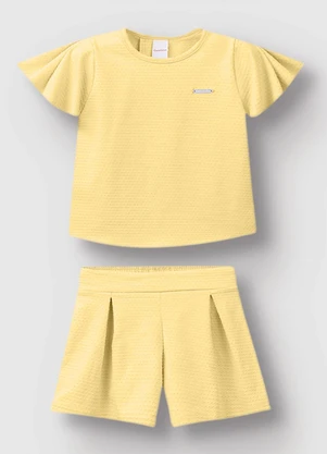 Carinhoso - Conjunto com Transpasse Amarelo - CARINHOSO