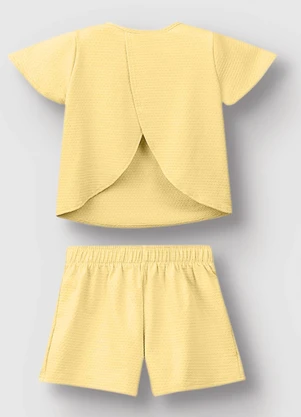 Carinhoso - Conjunto com Transpasse Amarelo - CARINHOSO