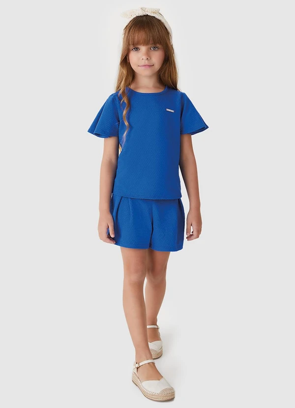 Carinhoso - Conjunto com Transpasse Azul Escuro