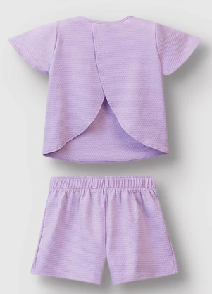 Carinhoso - Conjunto com Transpasse Lavanda - CARINHOSO