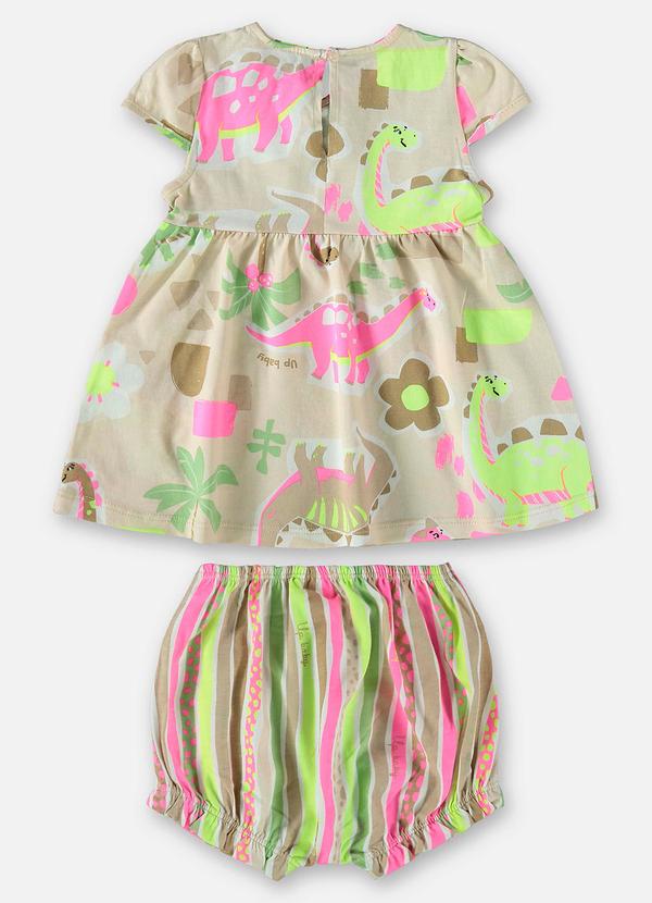 Up Baby - Conjunto com Vestido e Calcinha Bege 2