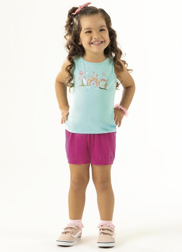 Cativa Kids - Conjunto Comfort com Aplique Azul