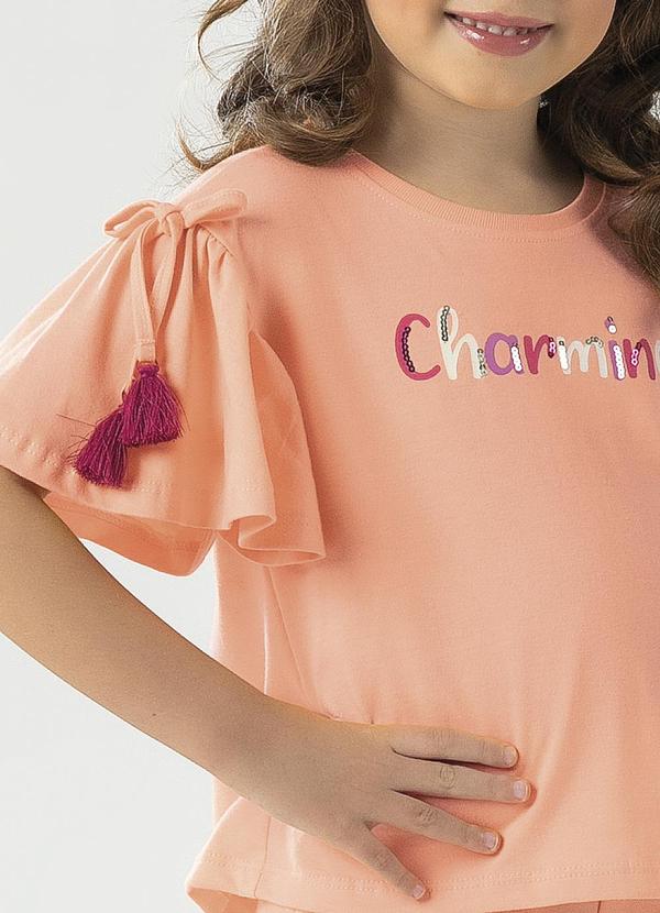 Cativa Kids - Conjunto Comfort com Bordado Laranja 2