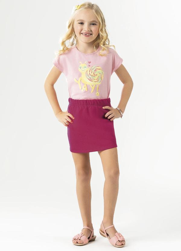 Cativa Kids - Conjunto Comfort com Glitter Rosa