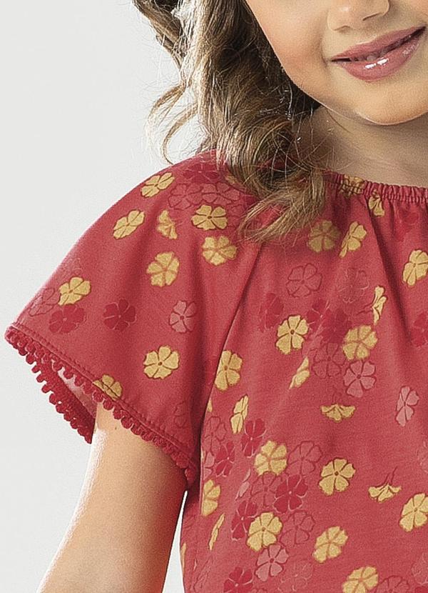 Cativa Kids - Conjunto Comfort Estampado Vermelho 2