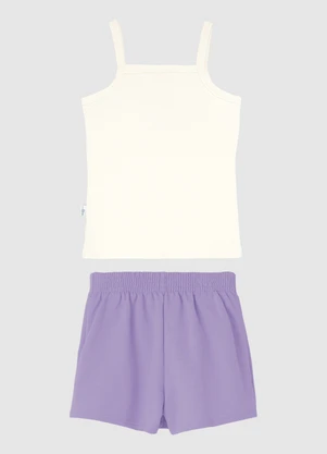 Malwee Kids - Conjunto Cool Girl Energy em Moletinho Branco - MALWEE KIDS