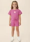 Malwee Kids - Conjunto Corações com Amarração Azul - variação: Rosa