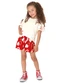 Malwee Kids - Conjunto Corações com Transpasse Preto - variação: Branco
