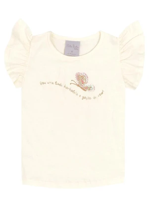 Pulla Bulla - Conjunto Cotton Menina Bege - PULLA BULLA