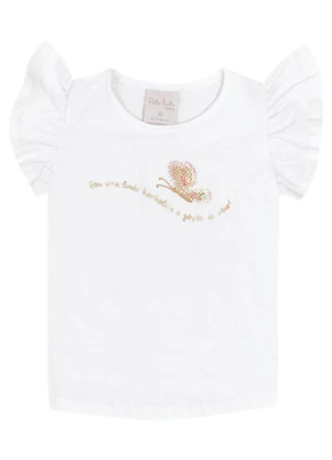 Pulla Bulla - Conjunto Cotton Menina Branco - PULLA BULLA
