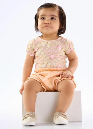 Pulla Bulla - Conjunto Cotton Leve Bege - PULLA BULLA