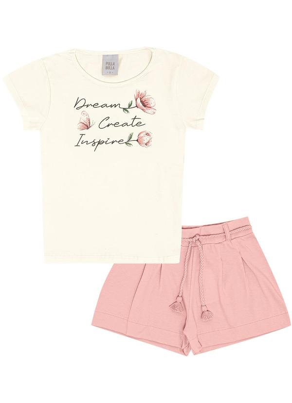 Pulla Bulla - Conjunto Cotton Leve Bege
