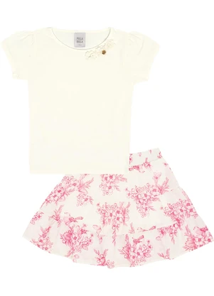 Pulla Bulla - Conjunto Cotton Leve Bege - PULLA BULLA