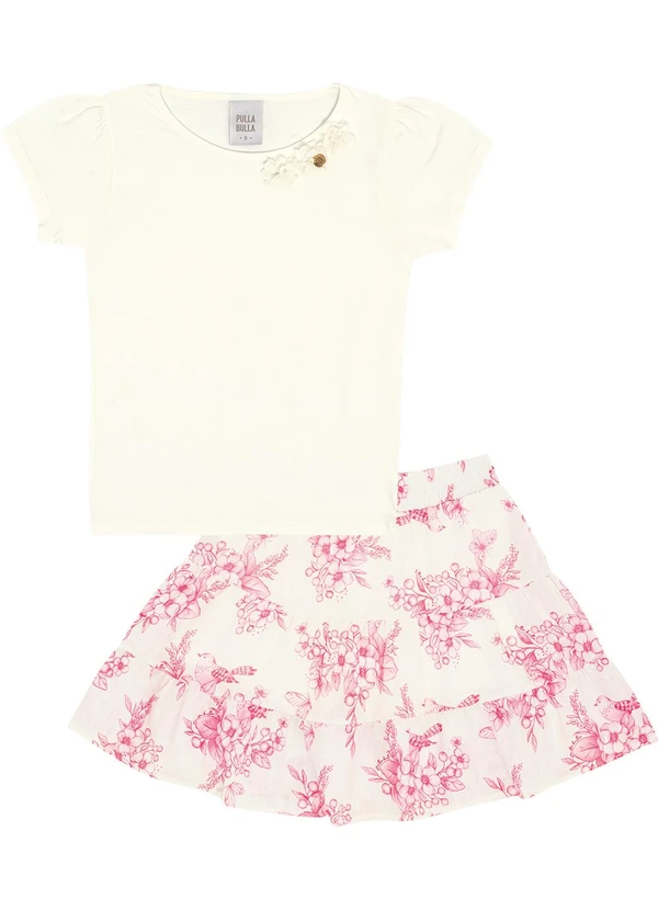 Pulla Bulla - Conjunto Cotton Leve Bege