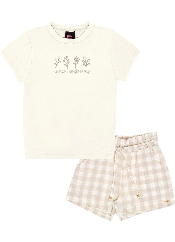 Pulla Bulla - Conjunto Cotton Leve Bege 2