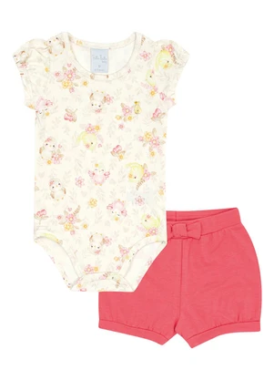 Pulla Bulla - Conjunto Cotton Leve Bege - PULLA BULLA