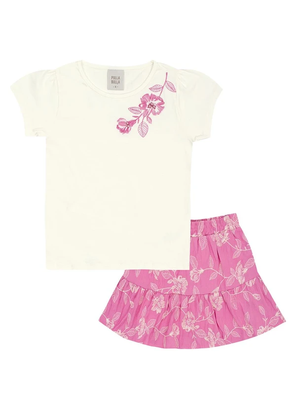 Pulla Bulla - Conjunto Cotton Leve Bege