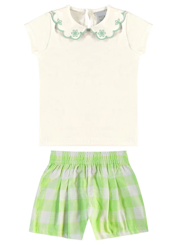 Pulla Bulla - Conjunto Cotton Leve Bege