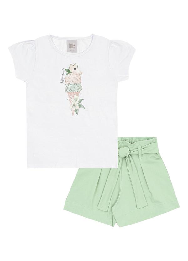 Pulla Bulla - Conjunto Cotton Leve Branco