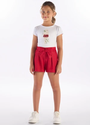 Pulla Bulla - Conjunto Cotton Leve Branco - PULLA BULLA