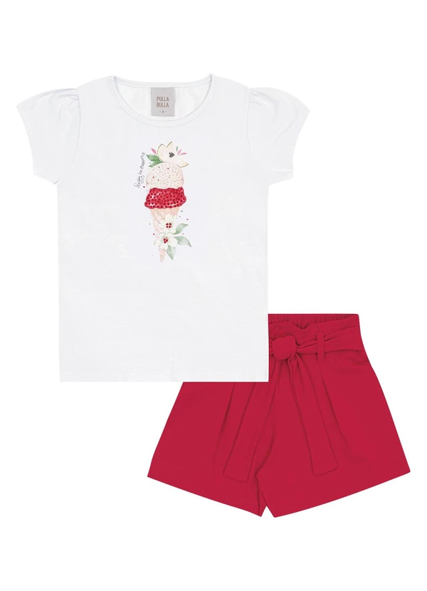 Pulla Bulla - Conjunto Cotton Leve Branco 2