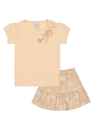 Pulla Bulla - Conjunto Cotton Leve Marrom - PULLA BULLA