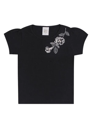 Pulla Bulla - Conjunto Cotton Leve Preto - PULLA BULLA