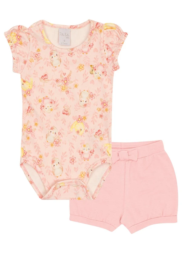 Pulla Bulla - Conjunto Cotton Leve Rosa 2