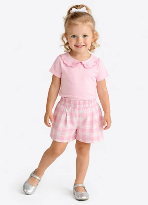 Pulla Bulla - Conjunto Cotton Leve Rosa - PULLA BULLA