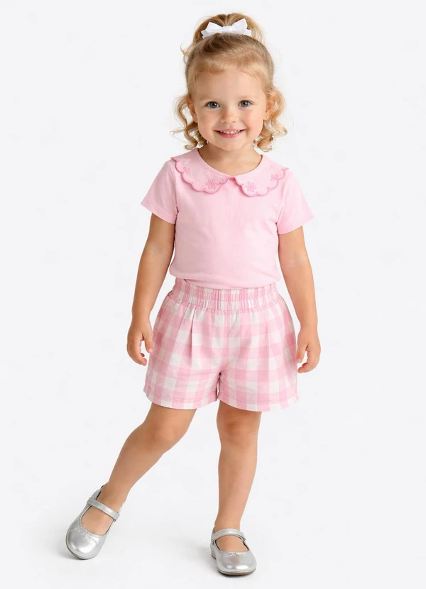 Pulla Bulla - Conjunto Cotton Leve Rosa