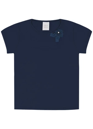 Pulla Bulla - Conjunto Cotton Leve Trabalhado Azul - PULLA BULLA