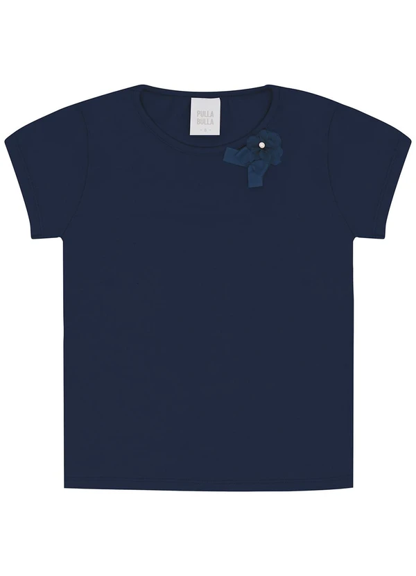 Pulla Bulla - Conjunto Cotton Leve Trabalhado Azul 2