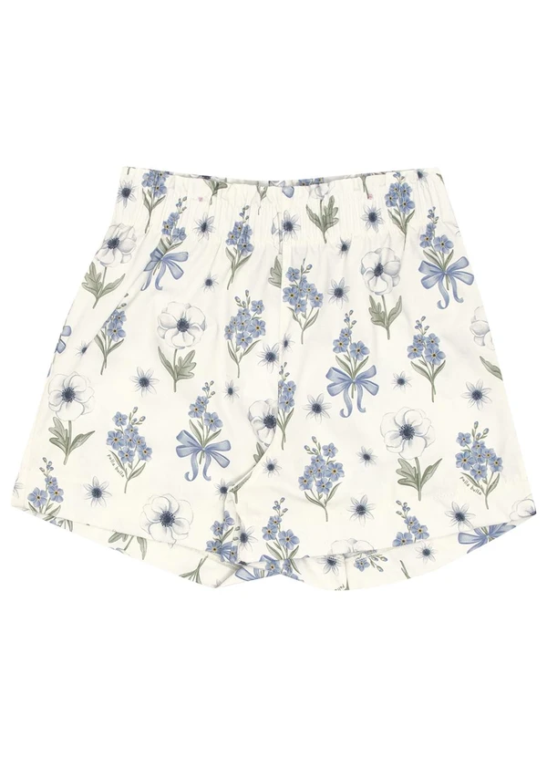 Pulla Bulla - Conjunto Cotton Leve Trabalhado Azul 3