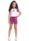 Bee Loop - Conjunto Cropped Cerejinha e Short Branco - variação: Branco