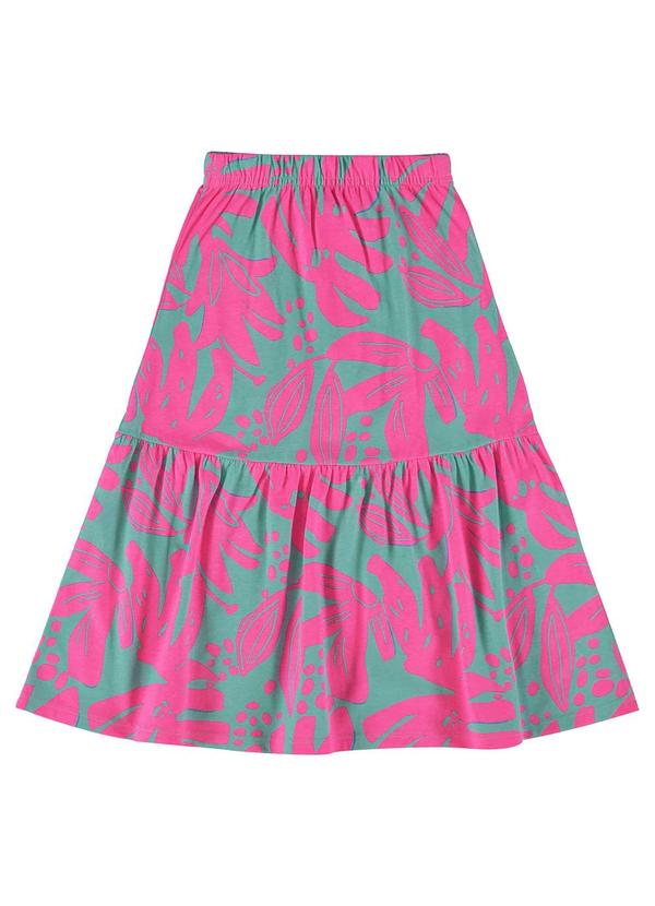 Bee Loop - Conjunto Cropped e Saia para Menina Verde 3