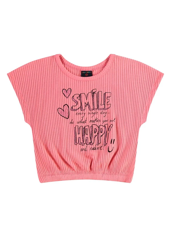 Guloseima - Conjunto Cropped e Short em Ribana Rosa 2