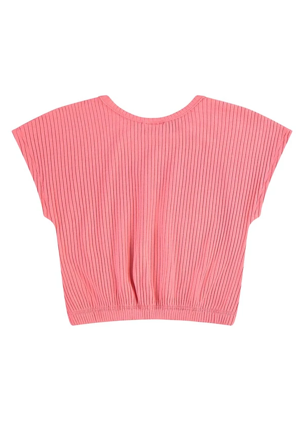 Guloseima - Conjunto Cropped e Short em Ribana Rosa 3