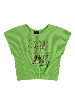 Guloseima - Conjunto Cropped e Short em Ribana Verde - GULOSEIMA